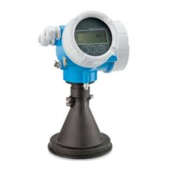 Endress+Hauser Micropilot FMR56 FOUNDATION Fieldbus Manual De Instrucciones Abreviado