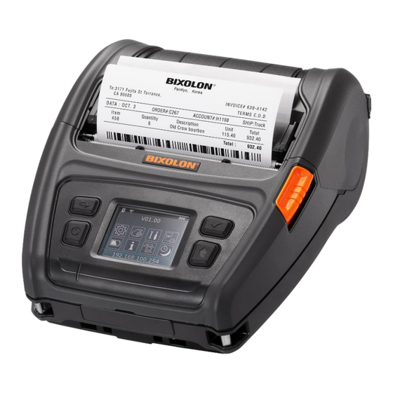 Bixolon XM7-40 Serie Manual De Usuario