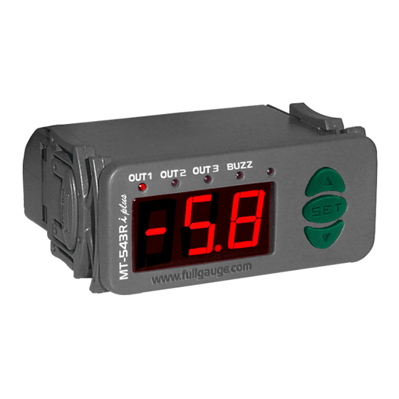Full Gauge Controls MT-543Ri plus Manual De Instrucciones
