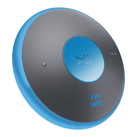 Philips GoGEAR SA5DOT Guía De Configuración Rápida
