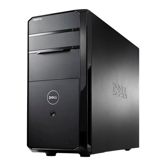 Dell Vostro 470 Información Sobre Funciones E Instalación