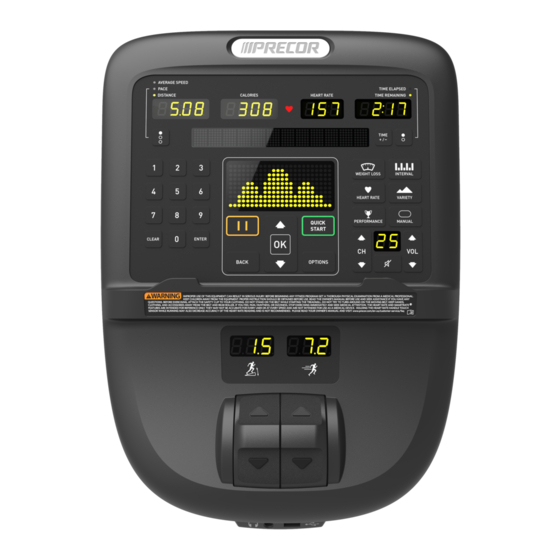 Precor P31 Guía De Inicio