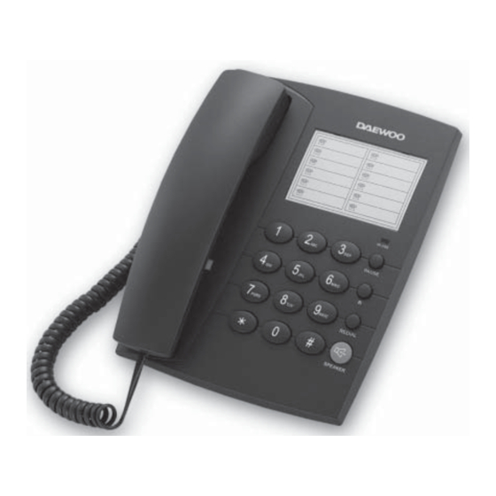 Daewoo DTC-250 Manual Del Usuario