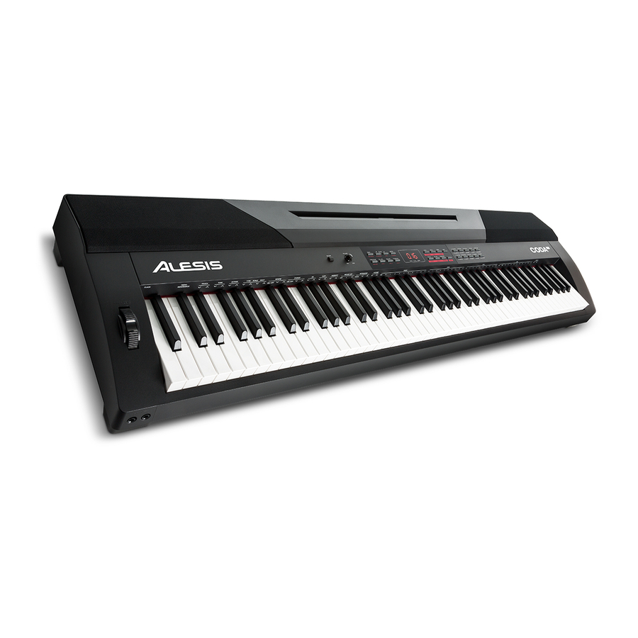 Alesis CODA PRO Manuales