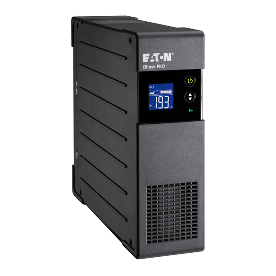 Eaton Ellipse PRO 650 Manual De Instalación Y Usuario