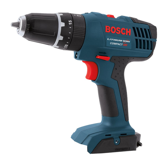 Bosch HDB180 Instrucciones De Funcionamiento Y Seguridad