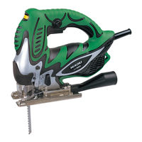 Hitachi Koki CJ 110MV Instrucciones De Seguridad Y Manual De Instrucciones
