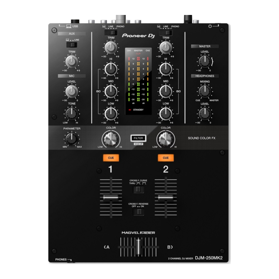 PIONEER DJ DJM-250MK2 Manual De Instrucciones