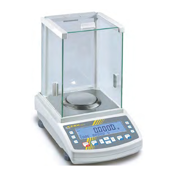 KERN AEJ-C Manual De Instrucciones