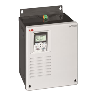 ABB DCS550 Guía Rápida De Instalación
