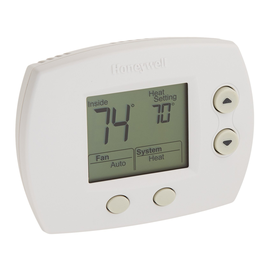 Honeywell FocusPRO TH5000 Serie Guia De Instalacion