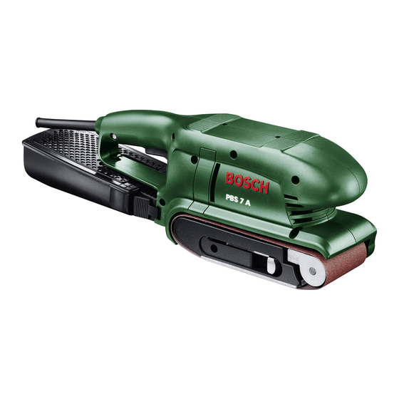 Bosch PBS 7A Guia De Inicio Rapido