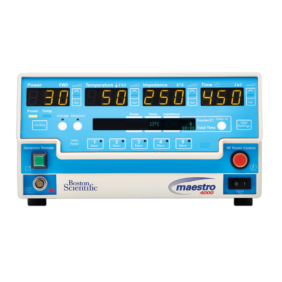 Boston Scientific MAESTRO 4000 Manual De Instrucciones