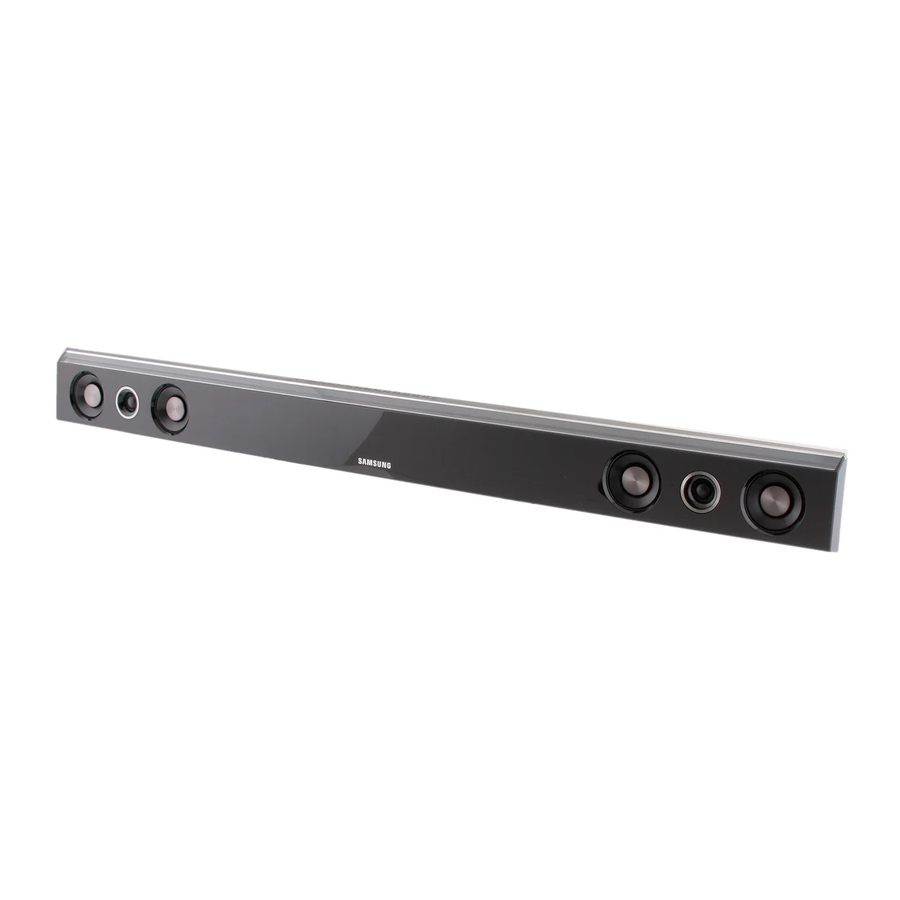 Samsung Crystal Surround Air Track HW-D450 Manual Del Usuario