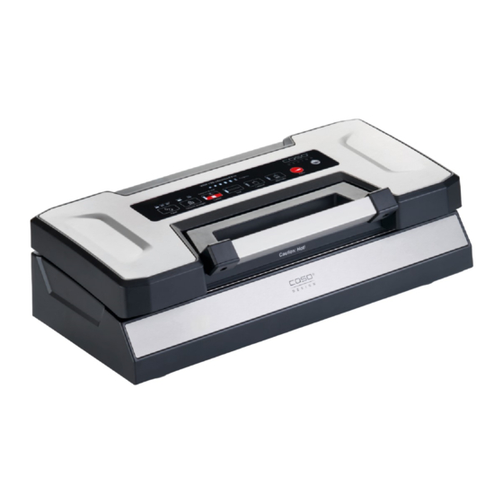 CASO DESIGN VRH 790 advanced Pro Manual Del Usuario