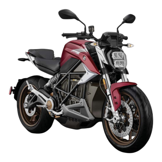 Zero SR/F 2020 Manual Del Usuario