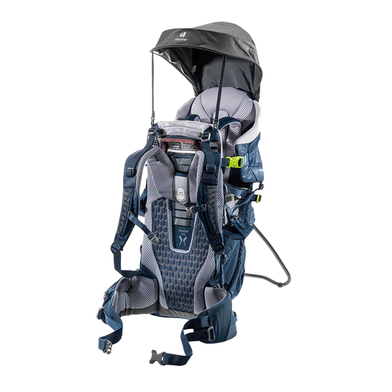 deuter KID COMFORT ACTIVE Manual De Instrucciones