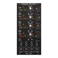 Behringer FOUR PLAY Guia De Inicio Rapido