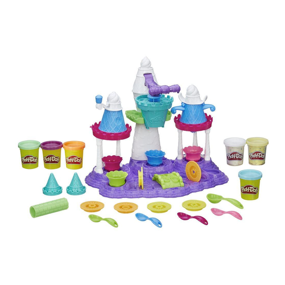 Hasbro Play-Doh Kitchen creation Ice Cream Castle Manual De Instrucciones