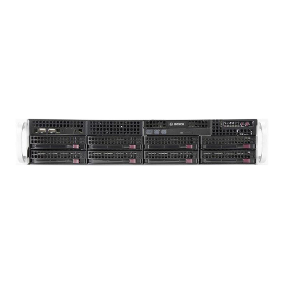 Bosch DIVAR IP all-in-one 7000 2U Manual De Instalación