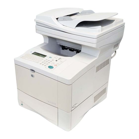 HP LaserJet 4100 Manual De Instrucciones