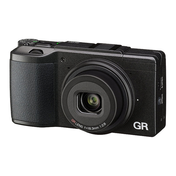 Ricoh GR II Manuales