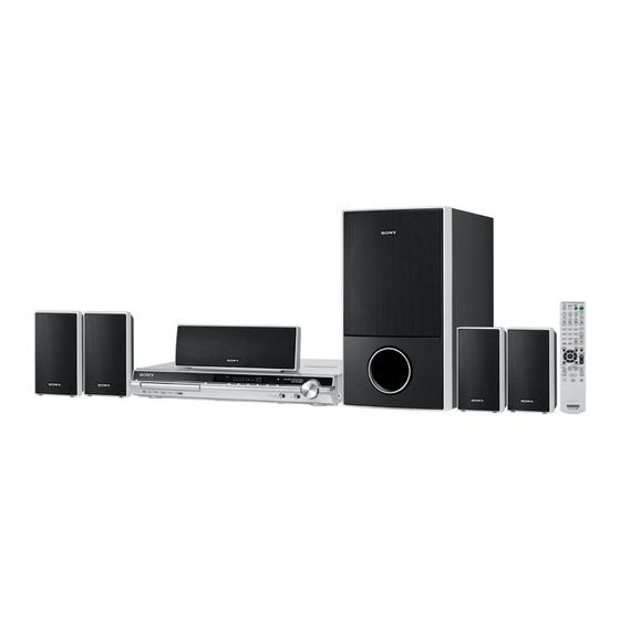 Sony DAV-DZ150K Manual De Instrucciones