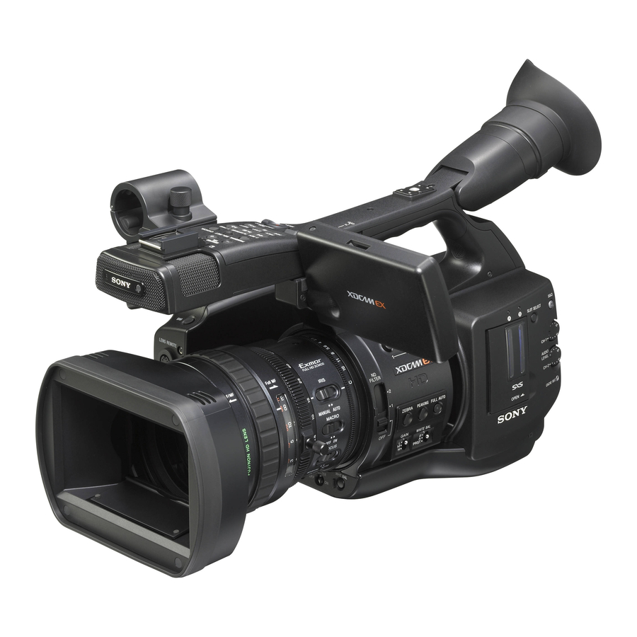 Sony PMW-350 Manual De Instrucciones