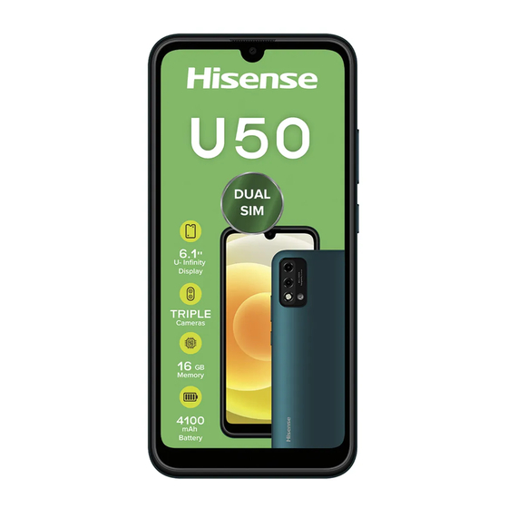 Hisense U50 Manual De Usuario