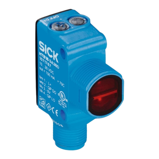 SICK SureSense HTF18 Instrucciones De Uso