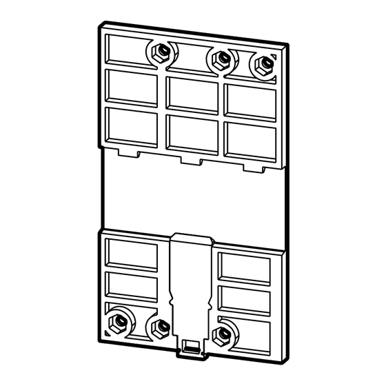 Siemens 3VA918-0SH10 Serie Instructivo