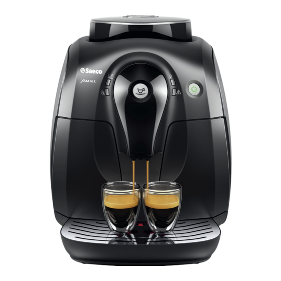 Saeco XSmall HD8642 Guía De Instrucciones Rápida