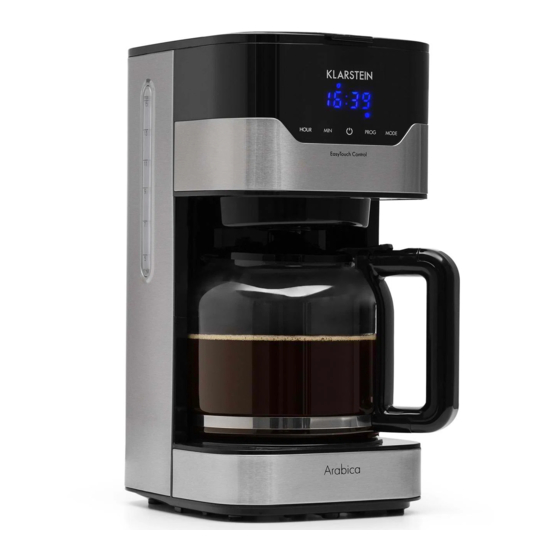 Klarstein Arabica Manual De Instrucciones