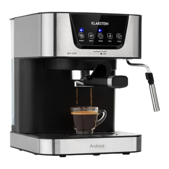 Klarstein ARABICA Manual Del Usuario