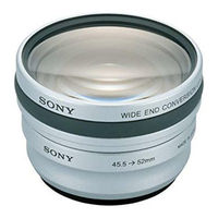 Sony VCL-DEH07V Manual De Instrucciones