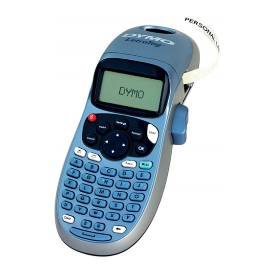 Dymo LetraTag 100-H Manual De Instrucciones