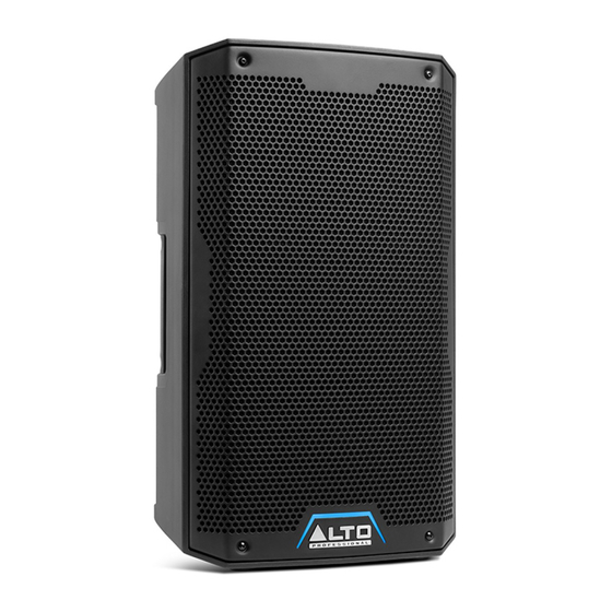 Alto Professional TS408 Guia Del Usuario