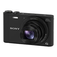 Sony Cyber-shot DSC-WX350 Manual De Instrucciones