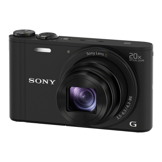 Sony DSC-WX350 Manual De Instrucciones