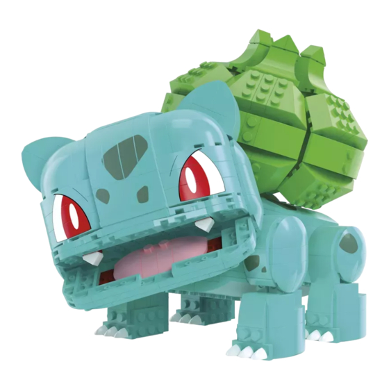 Mega POKEMON JUMBO BULBASAUR Manuales