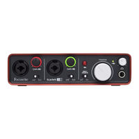 Focusrite MOSC0012 Guía De Usuario