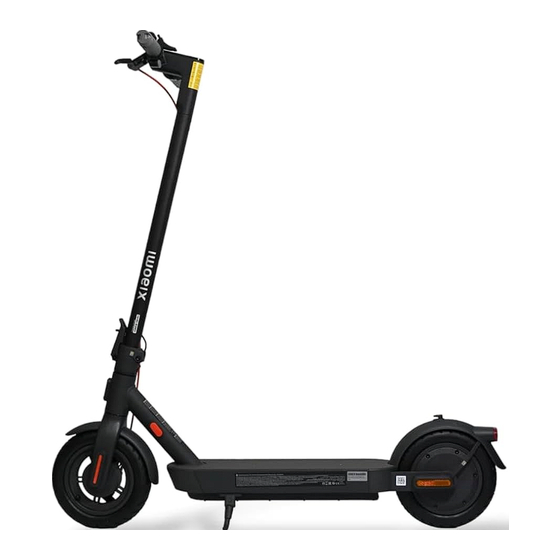 Xiaomi Electric Scooter 4 Pro Manual De Usuario