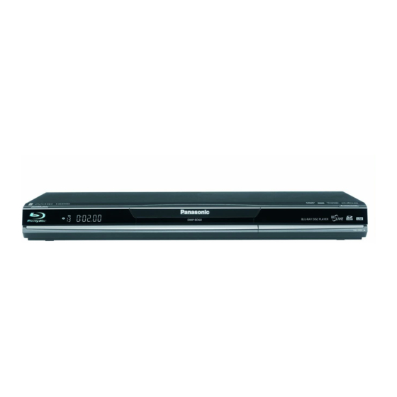 Panasonic DMP-BD80 Instrucciones De Funcionamiento