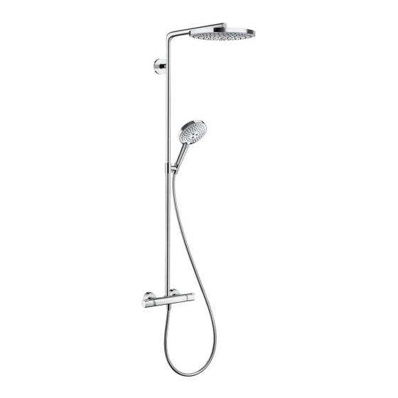 Hansgrohe Raindance Select S 240 2jet Showerpipe 27129 1 Serie Instrucciones De Montaje