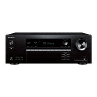 Onkyo TX-SR393 Guía De Configuración Inicial