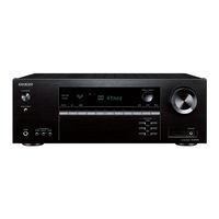 Onkyo TX-SR393 Manual De Instrucciones