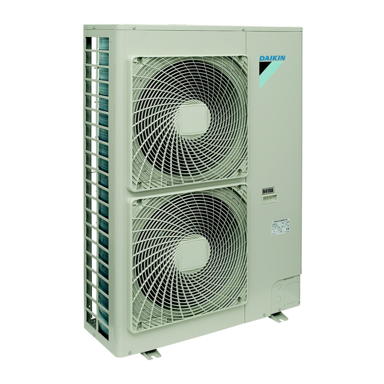 Daikin ERQ100A7V1B Manual De Instalación