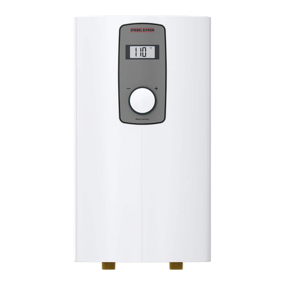 Stiebel Eltron DHX 3.5-1 Trend Funcionamiento E Instalación