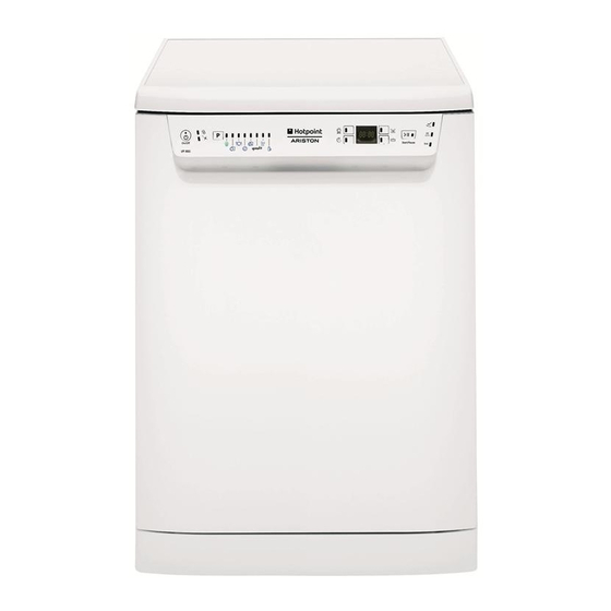 Hotpoint Ariston LFF 8B5 Manual De Operación