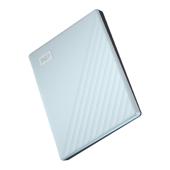 WD My Passport Ultra Manual De Usuario